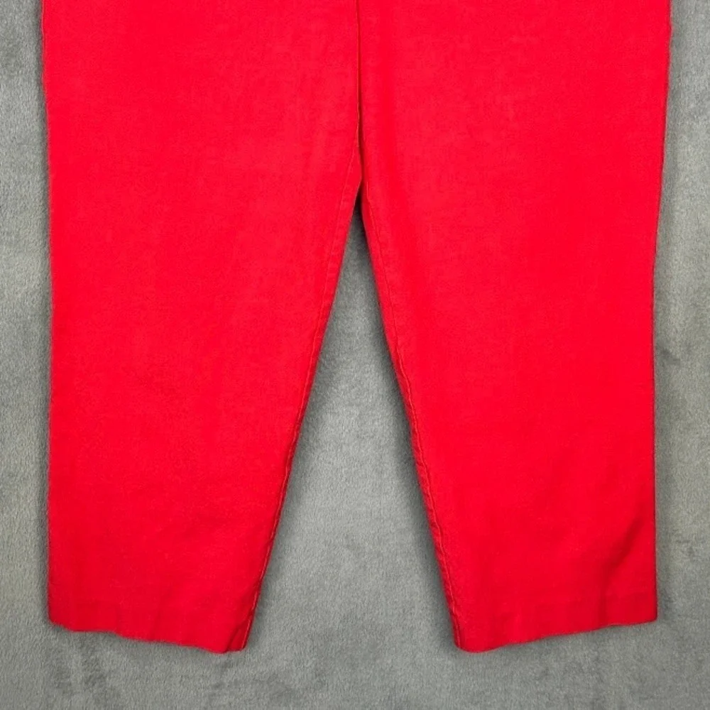 Boden Pants Womens 10R Pink Bi-stretch Tapered Ankle Trouser Stretch Career